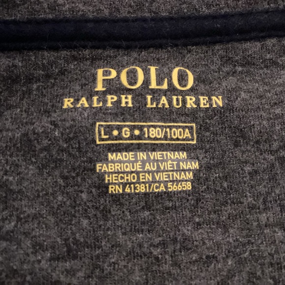Polo Ralph Lauren mens 1/4 zip Sweater size large - Picture 8 of 12